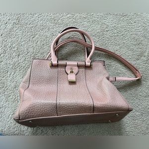 Unbranded Faux Leather Large Pink Salmon Large Purse Bag Tote handles and strap